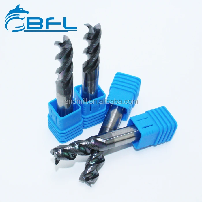 BFL Tungsten Carbide 3 Flute DLC End Mills For Aluminum
