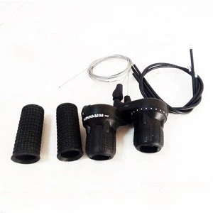 Bicycle Parts with good quality Rubber transmission 21 speed index thumb shifter 22.2mm durable MTB grips shifter