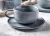 Import Big handle grey handmade ceramic japanese style coffee roasters cups 320ml/230ml from China