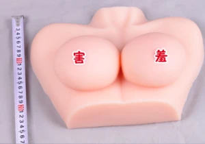 Bilateral big size full silicone Breasts Female Breast Model medical nursing school Training aids