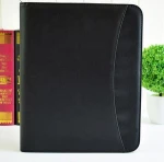 Binder Notebook Pocket File Business Organizer A4 PU Leather Portfolio Folder