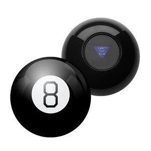 Black 8 Predict Game Party Magic Ball Gift For Kids Portable Learning Fortune Fun Spherical Educational Toy Tricks Funny Answer