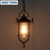 Black Iron Indoor Outdoor Lighting Industrial Pendant Lamp