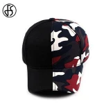 Black Women Men Streetwear Patchwork Camouflage Face Cap  Bone Trucker Snapback Dad Hats Hip Hop Wholesale Baseball Caps