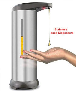 Blitzblue Automatic Liquid Soap Dispenser Infrared automatic Sensor foam Soap Touchless Stainless Steel Dispenser