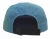 Import Blue 5 Panel Embroidered Logo Camper Hats Flat Brim Adjustable Snap On The Back High Quality Sport Cap For Men from China