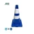 Blue Triangle LED Flashing Warning Traffic Cone