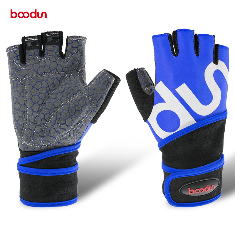 BOODUN sports half finger gloves weightlifting fitness gloves wristbands sports equipment gloves Wholesale