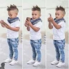 Boys Clothes Summer Children Clothing Sets Costumes For Kids Clothes Set Toddler T-shirt+Jeans Sport Suits Wear 2 3 4 5 6 7 Year
