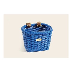 Boys cute front wicker bicycle basket