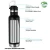 Import BPA-free double wall Snap button drink stainless steel insulation sports vacuum flasks thermoses from China