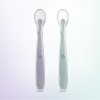 BPA Free silicone spoon baby, Soft Spoon Silicone, Long Handle Feeding Silicone Baby Spoon