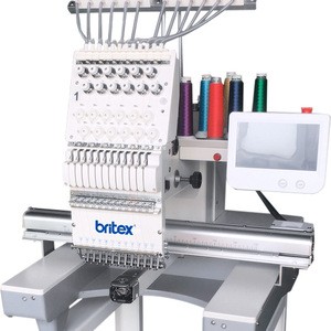BR-1201 Single Head 12 Colors 12 Needles Embroidery Machine
