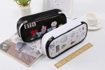 BTS Bulletproof Youth League Q version Cartoon large capacity pencil bag storage bag pencil case stationery bag wholesale