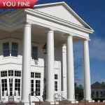 Building Construction Project Large Marble Pillar Roman Column