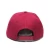 Import Burgundy acrylic fabric snap back custom 3D embroidery LOGO hip hop hat from China
