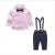 Import c10137a autumn children clothing set kids overalls boys long sleeve shirts from China