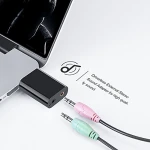 CableCreation carte son usb externe  usb sound card, USB to 3.5mm usb sound card