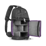 Camera sling backpack outdoor travel backpack camera shoulder bag with compartment and pockets for men women for outdoor travel