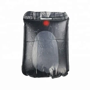 Camp Shower Pipe Bag Solar Energy Heated Portable Shower PVC Water Bag with On/ Off Nozzle for Outdoor Camping, Hiking