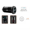 Car accessories mobile usb charger smart charge usb-a car charger dual usb car charger home