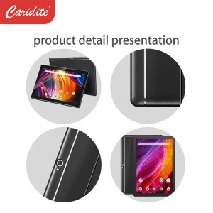 Caridite 10inch Android Tablet PC with 2GB RAM 32GB Storage HD Display Micro HDMI Wifi Metal Black Business Tablet PC for Men