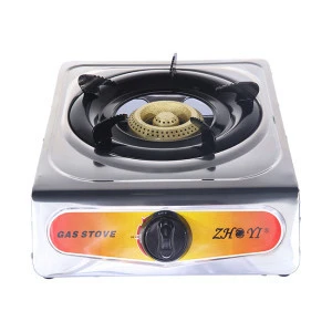 cast iron single burner stainless steel butane  portable camping gas stove