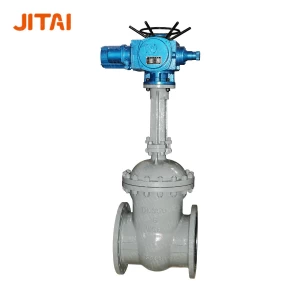 Cast Steel Electric Gate Valve Pn16 for Water Drain