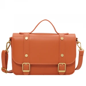 Casual PU Leather Square Crossbody Shoulder Bag Retro Handbags for Women Clutch Bag Purses Wholesale Handbag