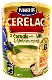 Cerelac baby food 3 Cereals with Milk 400g