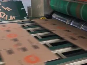 Chain Feeder Flexo printing slotting die cutting machine/Carton box making machine