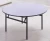 Import Cheap 6FT Round Plywood Wedding Restaurant Folding Table from China