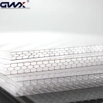 Cheap 8-12 Mm 4 Wall Honeycomb Polycarbonate Cellular Panel Sheet