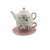 Import Cheap ceramic teapot custom design coffee cup sets and coffee tea cup plate set from China