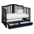 Import Cheap Comfortable Baby crib with solid wood for kid bed room furniture from Indonesia