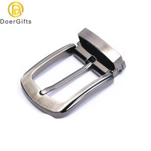 Cheap custom design casting rectangle metal titanium belt buckle