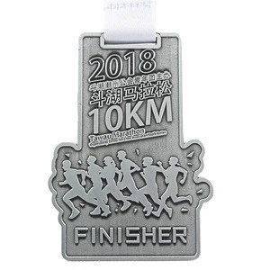 Cheap custom half marathon 5k metal crafts Running award medals