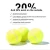 Import Cheap oem promotional custom rubber yellow color match training tennis ball from China