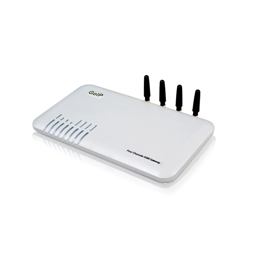 Cheap price GSM gateway 4 ports GOIP gsm voip products for  call terminals sim bank