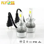Cheap price hot selling C6 car led headlight kit cob in auto lighting system with socket h4 h7 9005 h8 h9 h11