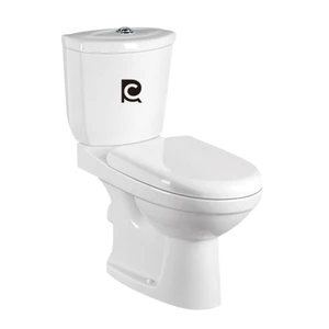 Cheap price two-piece toilet WC water closet bathroom sanitary ware Nigeria rockford p trap toilet washroom twyford toilet bowl