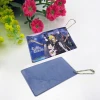 cheap promotional custom printed PVC card holder with ball chain