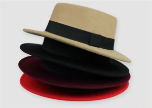Cheap promotional panama style trilby fedora hat