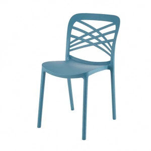 Cheap sale hot selling restaurant furniture colorful leisure plastic chair modern no armrest plastic dining chair