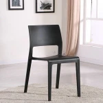 cheap stackable bright color plastic restaurant chair