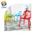 Import cheap stackable bright color plastic restaurant chair from China