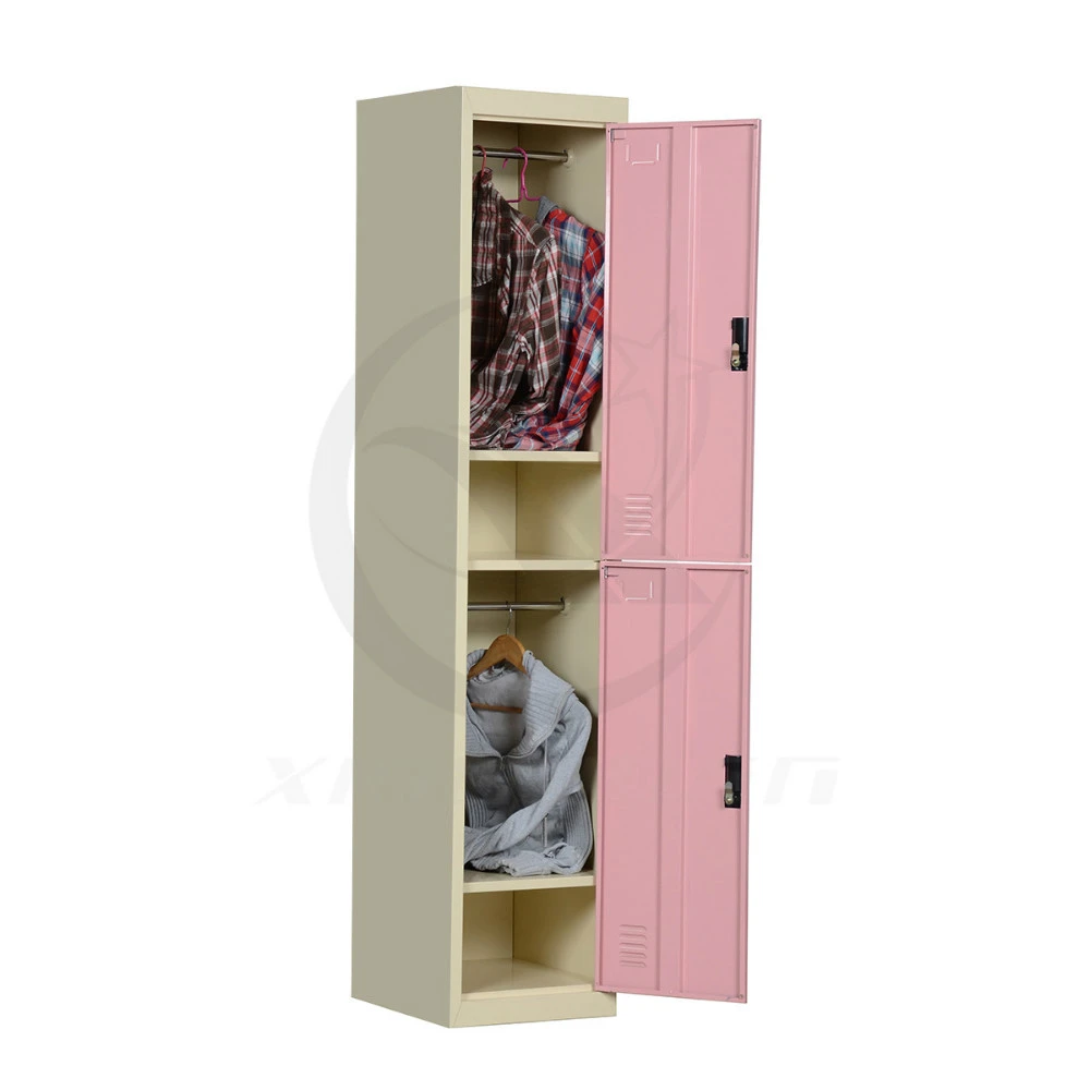 Cheap storage locker refugee camp locker cabinet 2 door