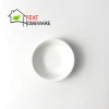 Cheap White Round Shape Ceramic Dipping Sauce Dish Plate