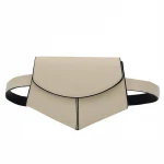 Cheap Women Serpentine Fanny Pack Ladies Hot Fashion Waist Belt Bag Mini Disco Waist bag PU Leather Small Shoulder Bags