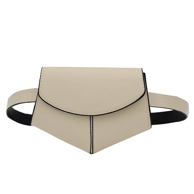 Cheap Women Serpentine Fanny Pack Ladies Hot Fashion Waist Belt Bag Mini Disco Waist bag PU Leather Small Shoulder Bags